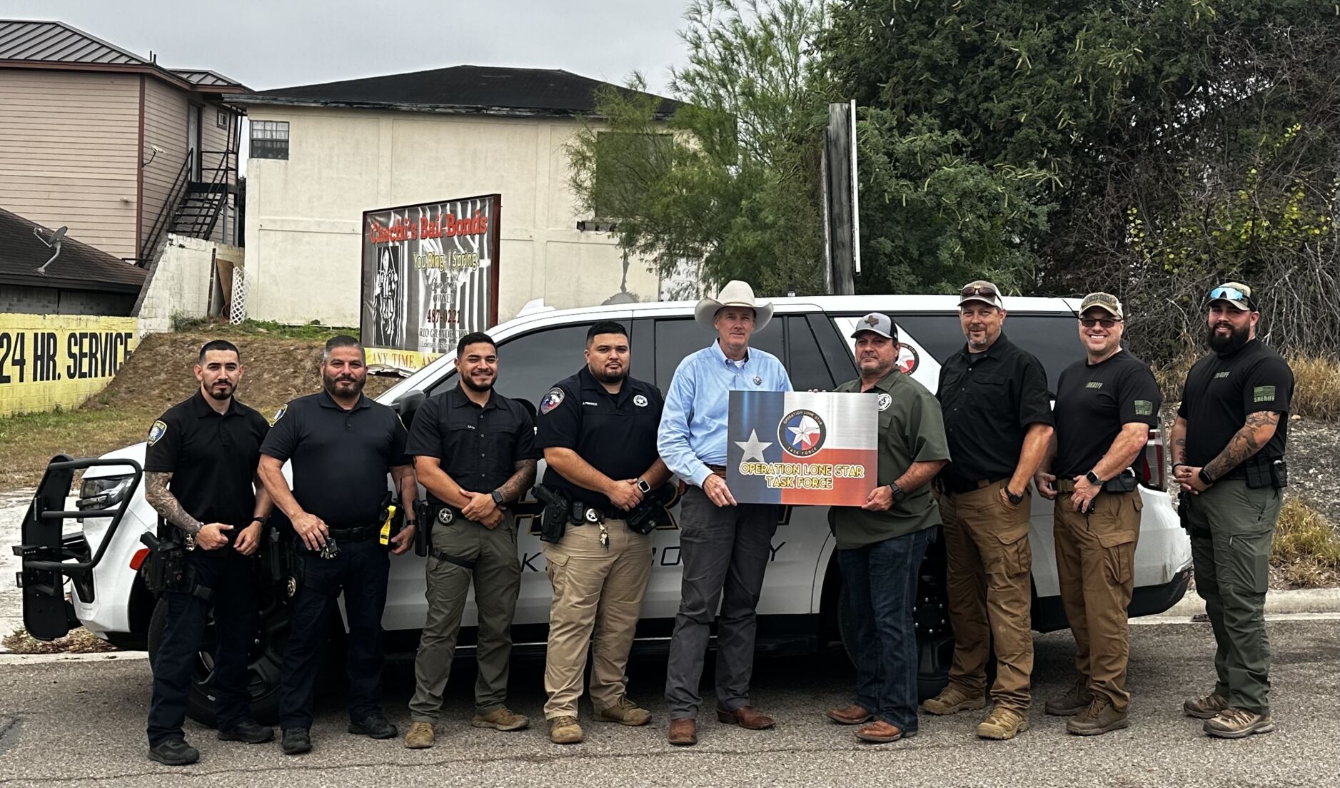 TCS border crisis operation lone star group photo